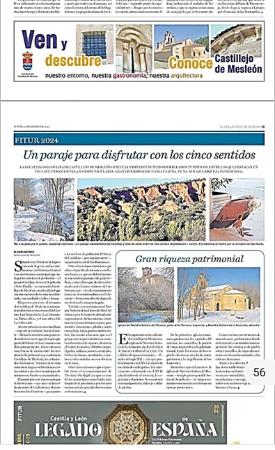 Imagen CASTILLEJO EN EL SUPLEMENTO DE FITUR DEL ADELANTDO DE SEGOVIA 25/01/2024